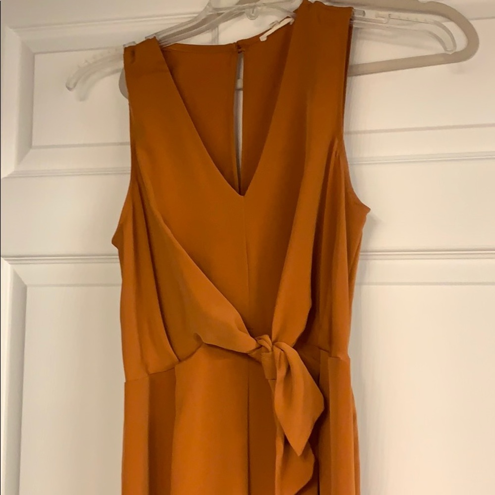 Long Mustard Romper